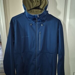 Men's Mammut Gore WindStopper Teal Blue Performance Jacket Lightweight